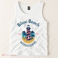 Biloxi Beach Mississippi Tank Top thumb 2