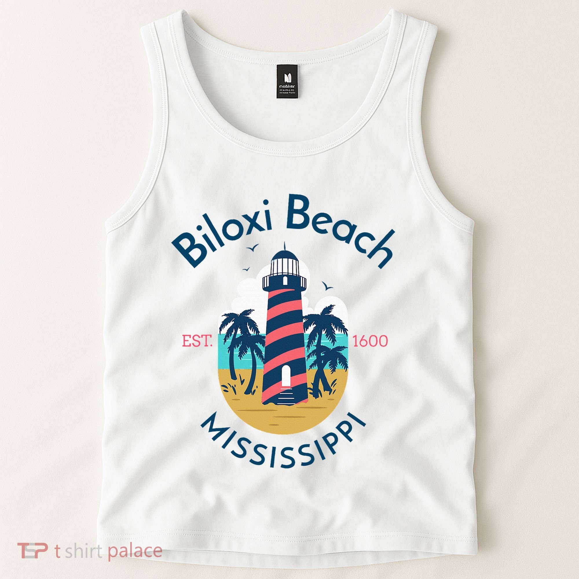 Biloxi Beach Mississippi Tank Top