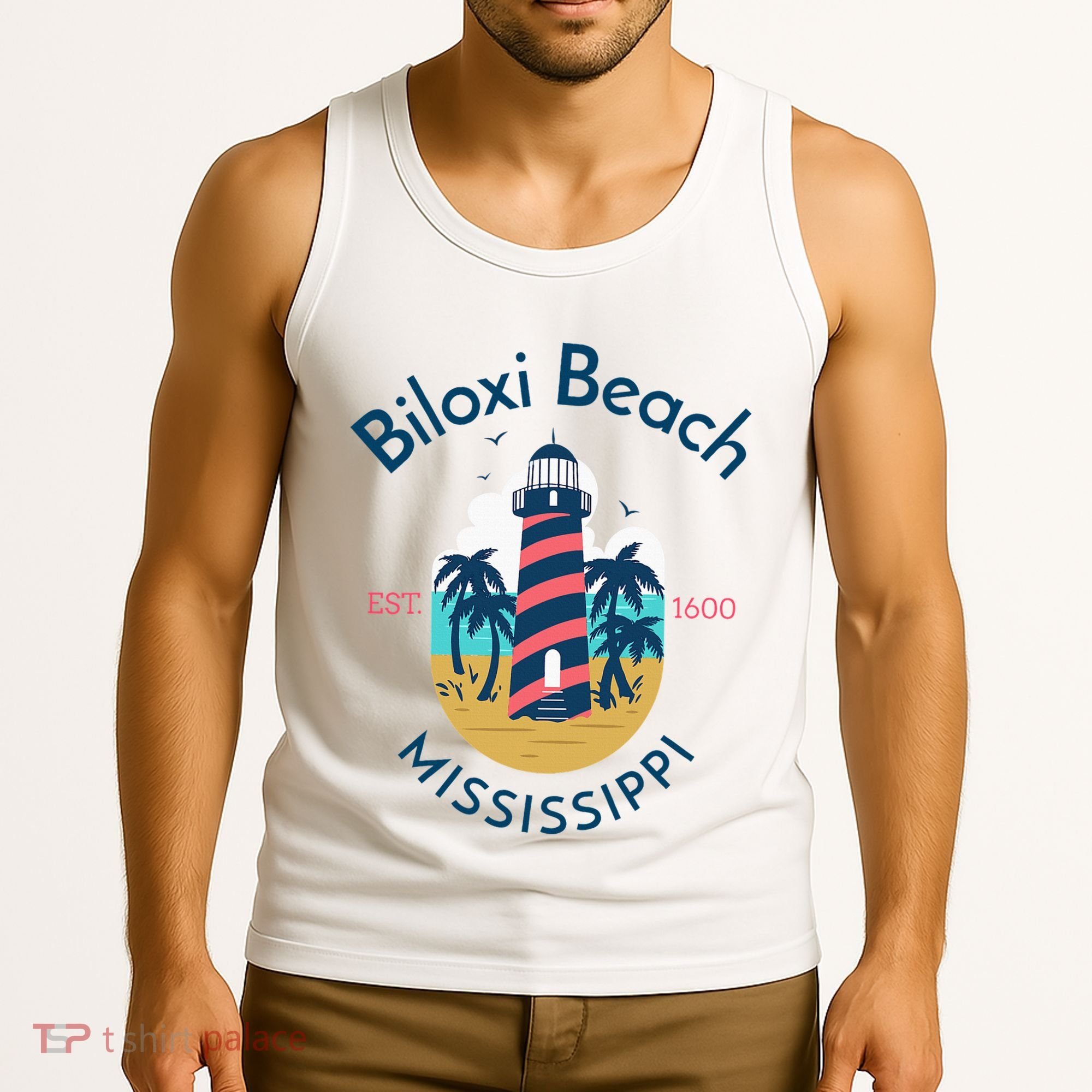 Biloxi Beach Mississippi Tank Top