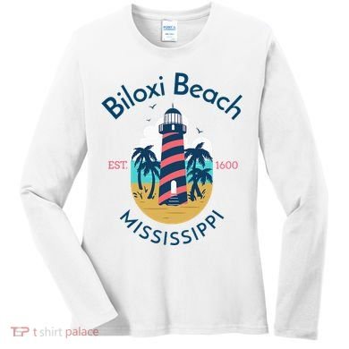 Biloxi Beach Mississippi Women's Long Sleeve Shirt