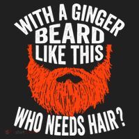 Bearded Bald Man Ginger Beard Funny Sarcastic Saying Tumbler thumb 3