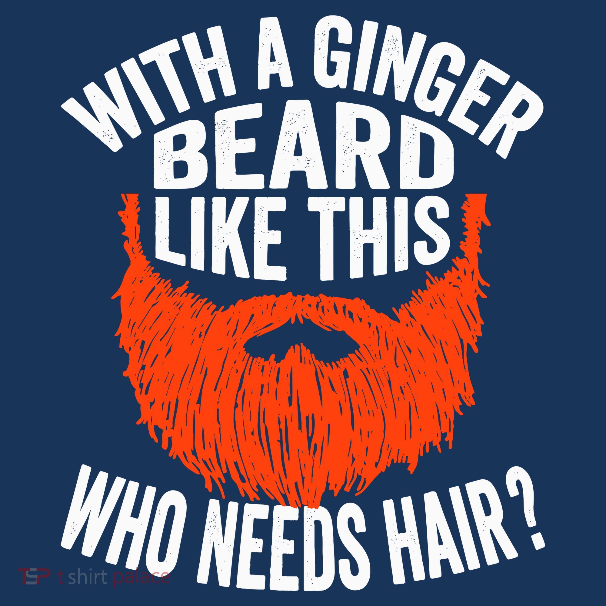 Bearded Bald Man Ginger Beard Funny Sarcastic Saying Tote Bag