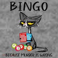 Bingo Because Murder Is Wrong Bingo Cat Toddler Hoodie thumb 2