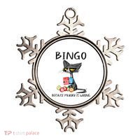 Bingo Because Murder Is Wrong Bingo Cat Ornament thumb 0