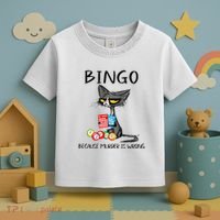 Bingo Because Murder Is Wrong Bingo Cat Toddler T-Shirt thumb 3