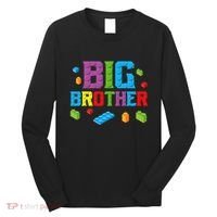 Big Brother Master Builder Building Bricks Blocks Family Set Long Sleeve Shirt thumb 0