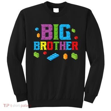 Big Brother Master Builder Building Bricks Blocks Family Set Sweatshirt