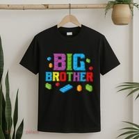 Big Brother Master Builder Building Bricks Blocks Family Set T-Shirt thumb 2