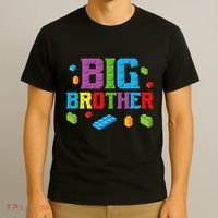 Big Brother Master Builder Building Bricks Blocks Family Set T-Shirt thumb 3