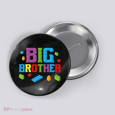 Big Brother Master Builder Building Bricks Blocks Family Set Button