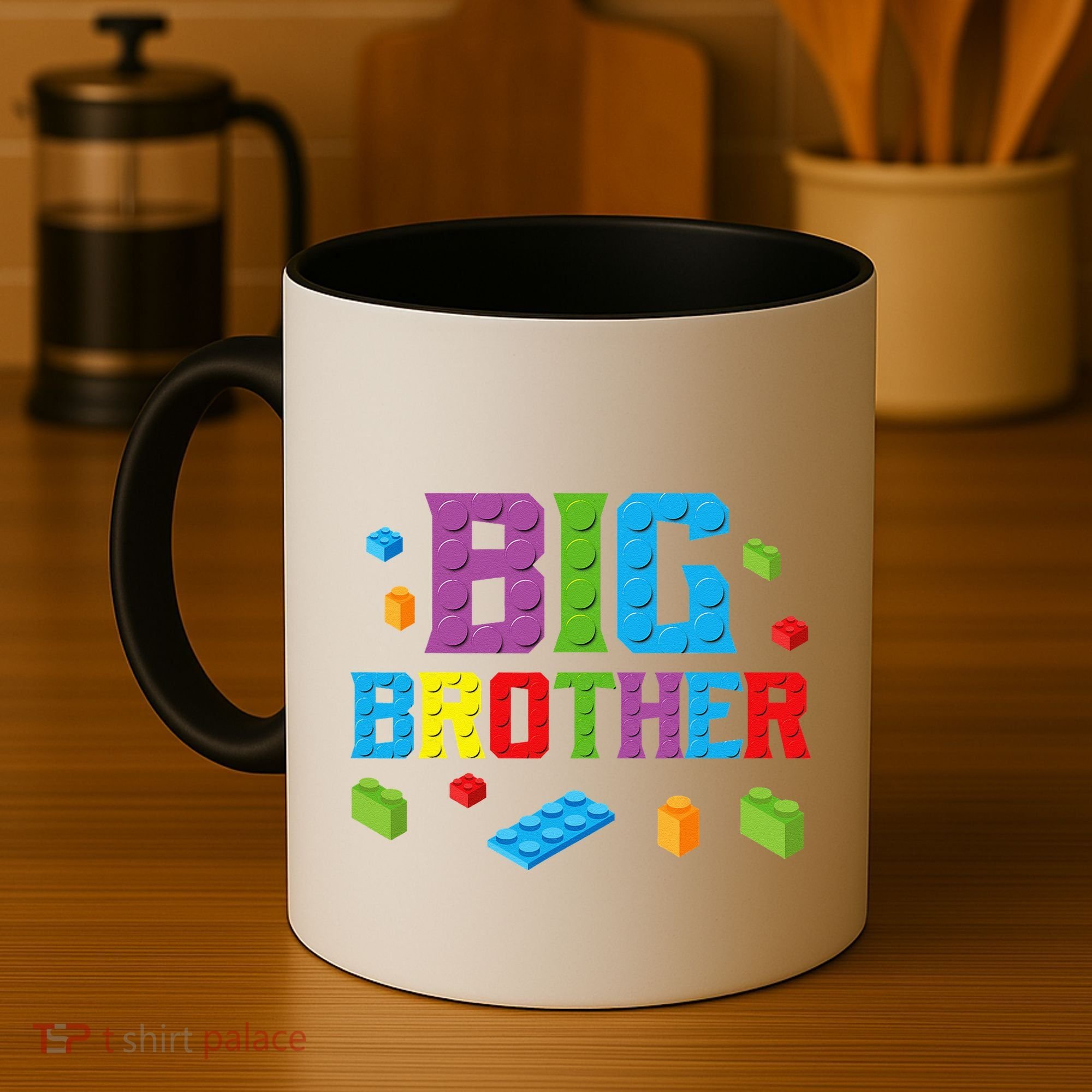 Big Brother Master Builder Building Bricks Blocks Family Set Coffee Mug