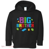 Big Brother Master Builder Building Bricks Blocks Family Set Toddler Hoodie thumb 0