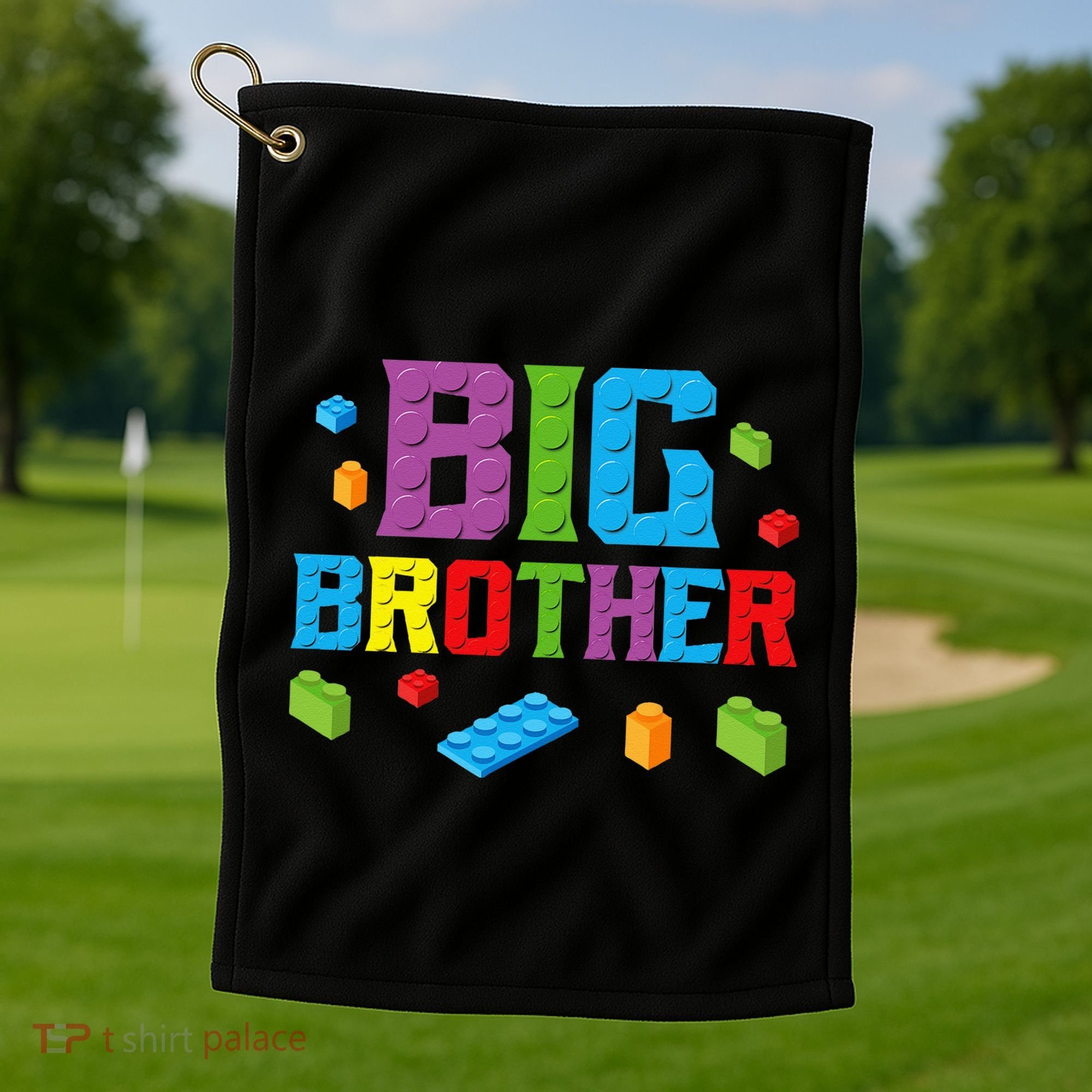 Big Brother Master Builder Building Bricks Blocks Family Set Golf Towel