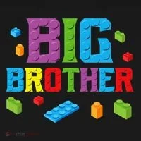 Big Brother Master Builder Building Bricks Blocks Family Set Women's T-Shirt thumb 6
