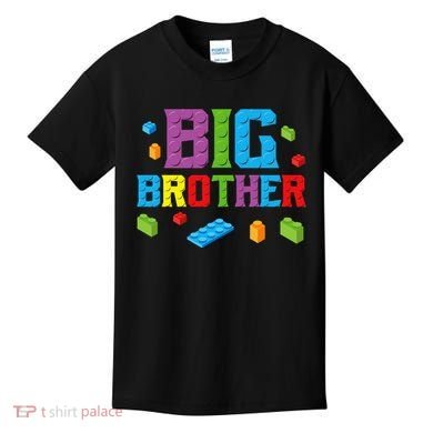 Big Brother Master Builder Building Bricks Blocks Family Set Kids T-Shirt