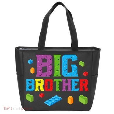 Big Brother Master Builder Building Bricks Blocks Family Set Tote Bag