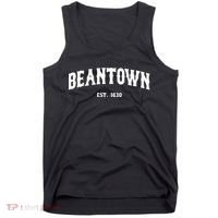 Beantown Boston Massachusetts Baked Beans New England Tank Top thumb 0