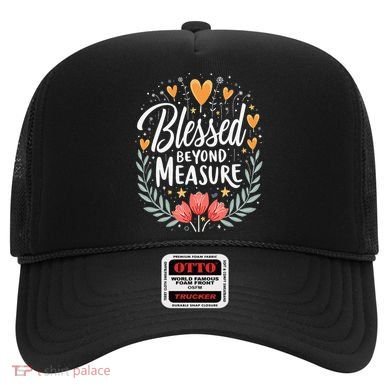 Blessed Beyond Measure Cute Floral Christian Hat