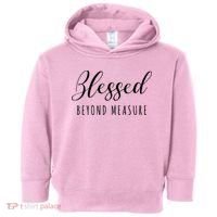 Blessed Beyond Measure Toddler Hoodie thumb 0