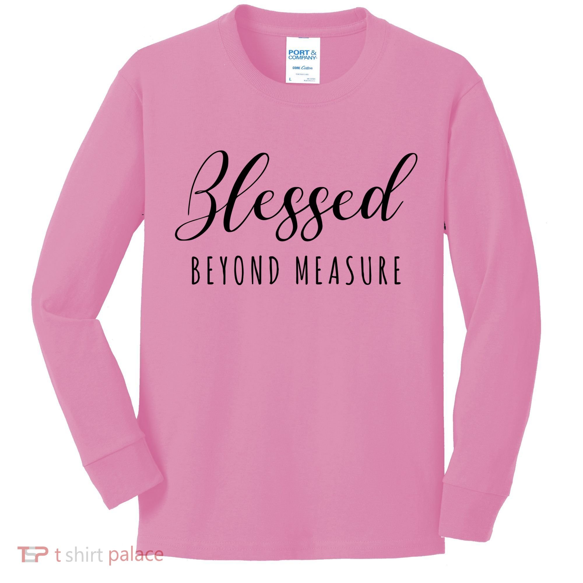 Blessed Beyond Measure Kids Long Sleeve Shirt