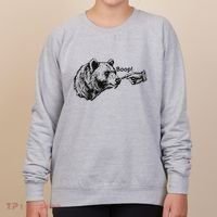 Boop Bear Meme Funny Bear Women's Sweatshirt thumb 0