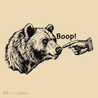 Boop Bear Meme Funny Bear Tote Bag thumb 4