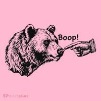 Boop Bear Meme Funny Bear Coaster thumb 2