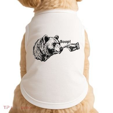 Boop Bear Meme Funny Bear Doggie Tank