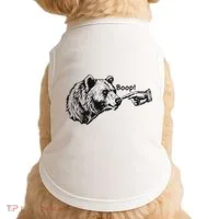 Boop Bear Meme Funny Bear Doggie Tank thumb 0