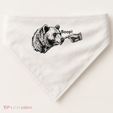 Boop Bear Meme Funny Bear USA-Made Doggie Bandana
