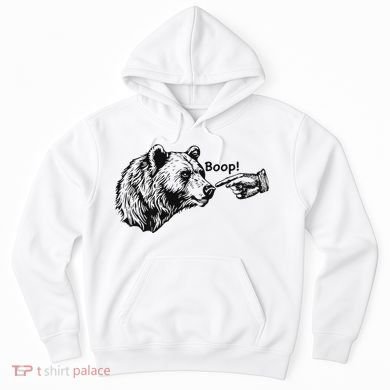 Boop Bear Meme Funny Bear Hoodie