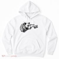Boop Bear Meme Funny Bear Hoodie thumb 0