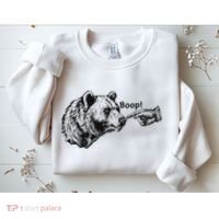 Boop Bear Meme Funny Bear Sweatshirt thumb 2