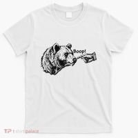 Boop Bear Meme Funny Bear T-Shirt thumb 0
