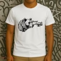 Boop Bear Meme Funny Bear T-Shirt thumb 3