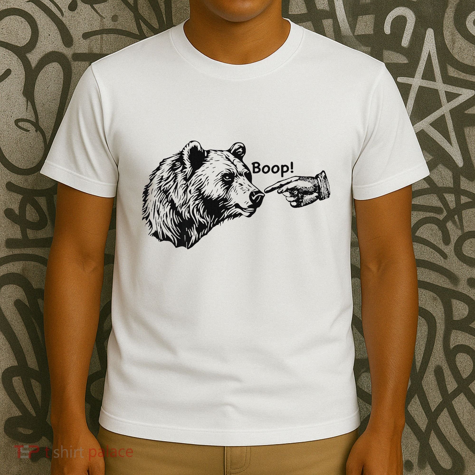 Boop Bear Meme Funny Bear T-Shirt