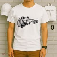 Boop Bear Meme Funny Bear T-Shirt thumb 6