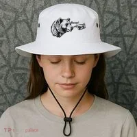 Boop Bear Meme Funny Bear Bucket Hat thumb 3