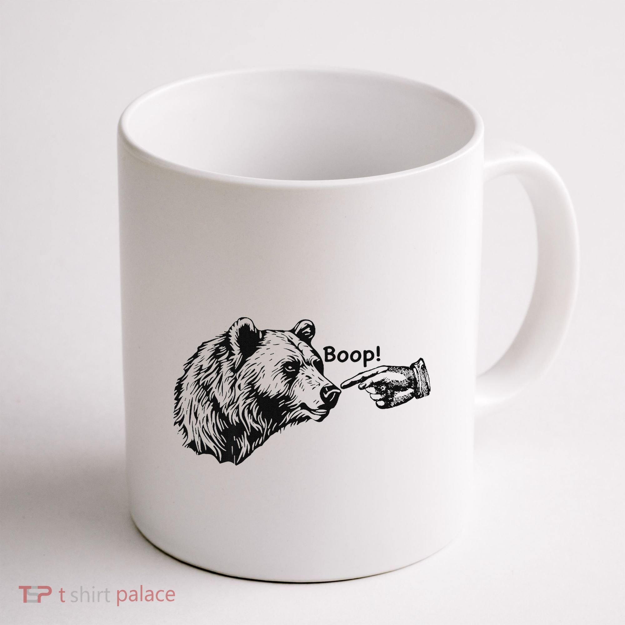 Boop Bear Meme Funny Bear Coffee Mug