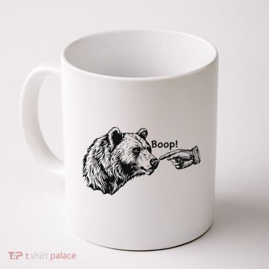Boop Bear Meme Funny Bear Coffee Mug