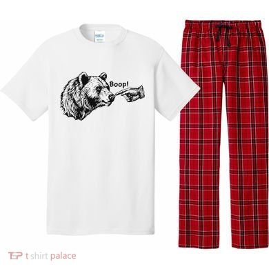 Boop Bear Meme Funny Bear Pajama Set