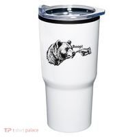 Boop Bear Meme Funny Bear Tumbler thumb 0