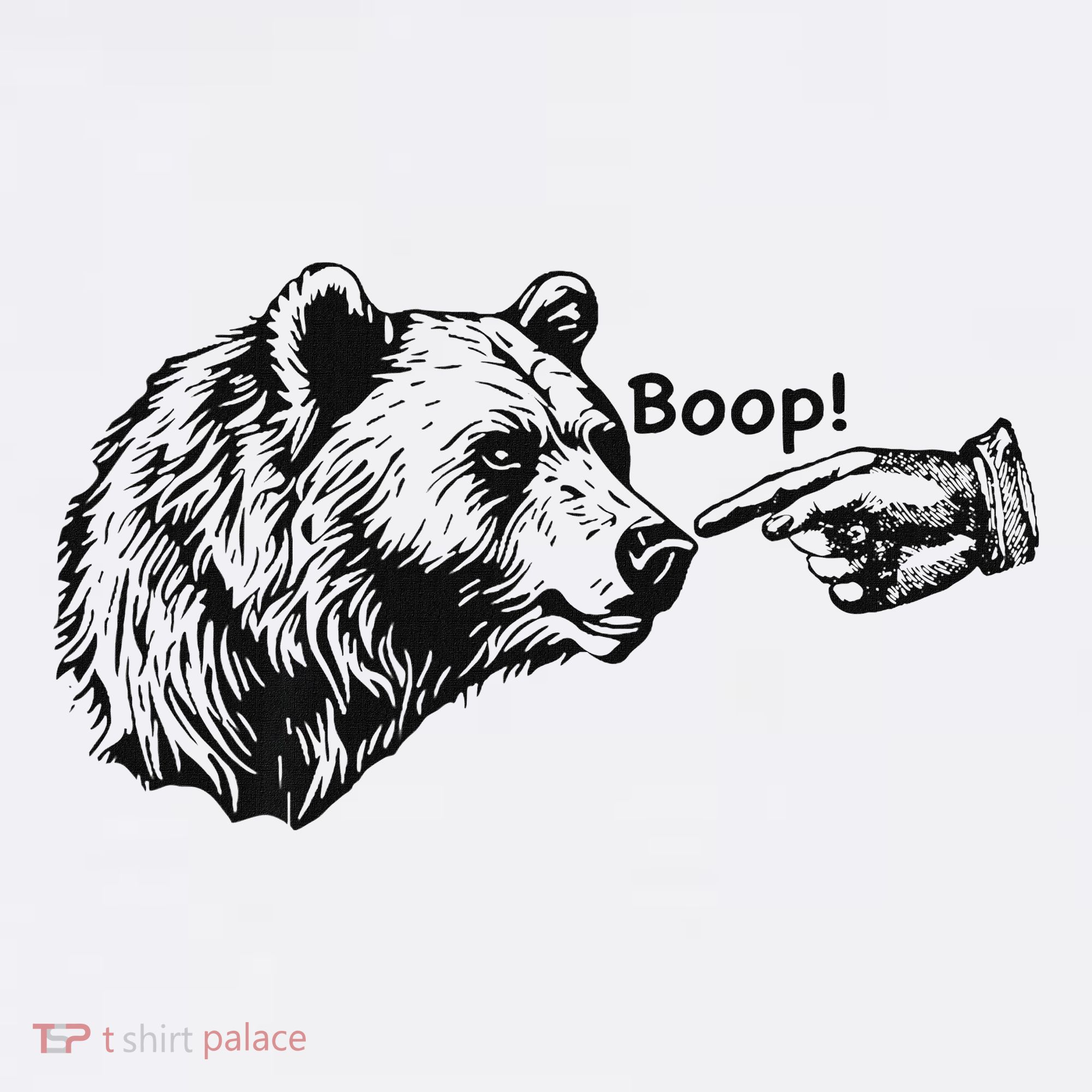 Boop Bear Meme Funny Bear Mousepad
