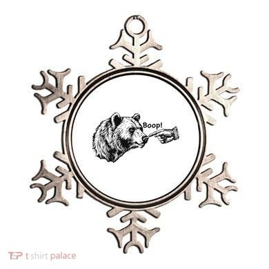 Boop Bear Meme Funny Bear Ornament