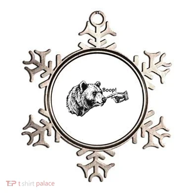 Boop Bear Meme Funny Bear Ornament