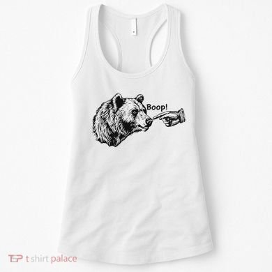 Boop Bear Meme Funny Bear Women's Tank Top
