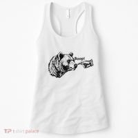Boop Bear Meme Funny Bear Women's Tank Top thumb 0