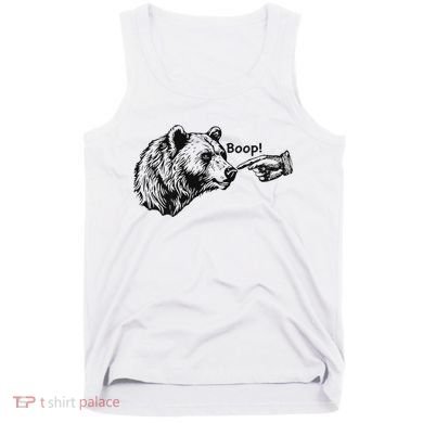 Boop Bear Meme Funny Bear Tank Top