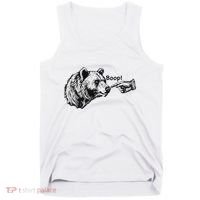 Boop Bear Meme Funny Bear Tank Top thumb 0