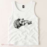 Boop Bear Meme Funny Bear Tank Top thumb 2